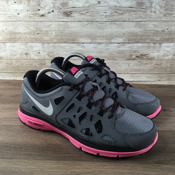 Nike Shoes - Nike Dual Fusion Run 2 Black Gray Pink Running